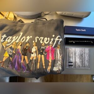 Taylor Swift Signed Folklore CD and Apparel
